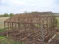 Shafer Barn Exterior with Siding Removed